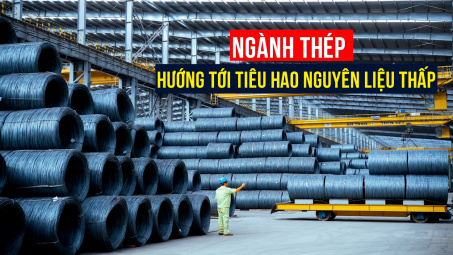 Hiệu quả từ xanh hóa sản xuất trong ngành thép