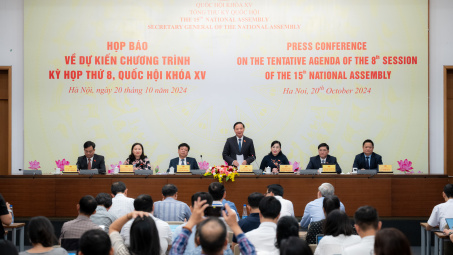 Họp báo về dự kiến chương trình Kỳ họp thứ 8, Quốc hội khóa XV