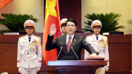 Đồng chí Lương Cường, Thường trực Ban bí thư được bầu làm Chủ tịch nước