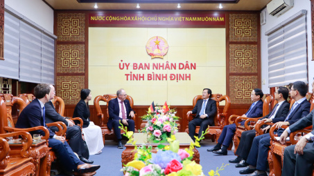 Bình Định tiếp tục xúc tiến triển khai dự án điện gió ngoài khơi 4,6 tỷ USD