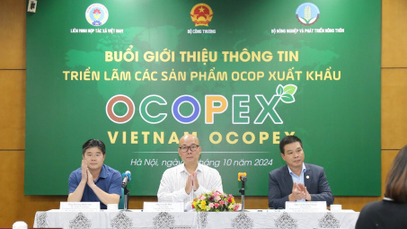 Lần đầu tiên tổ chức Triển lãm các sản phẩm OCOP xuất khẩu