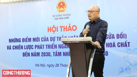 Sửa đổi Luật Hóa chất: Khắc phục những bất cập, vướng mắc không còn phù hợp với tình hình thực tế