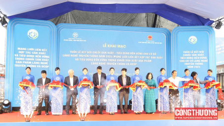 Khai mạc Tuần lễ kết nối chuỗi sản xuất - tiêu dùng bền vững cho cơ sở làng nghề truyền thống năm 2024