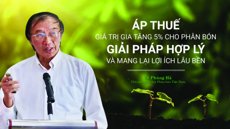 Áp thuế giá trị gia tăng (GTGT) 5% cho phân bón: Giải pháp hợp lý và mang lại lợi ích lâu bền