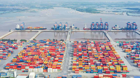 Chiếm thị phần cao, Tập đoàn Gemadept (mã cổ phiếu GMD) vượt mục tiêu lãi cả năm