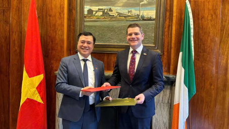 Việt Nam - Ireland mục tiêu nâng kim ngạch thương mại song phương lên 5 tỷ USD vào năm 2026