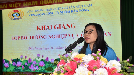 Công ty Nhôm Đắk Nông: Nâng cao nghiệp vụ hoạt động công đoàn