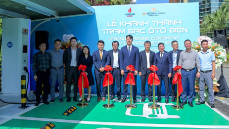 PV Power (POW) khánh thành trạm sạc xe điện đầu tiên, tham vọng mở 1.000 trạm trên cả nước