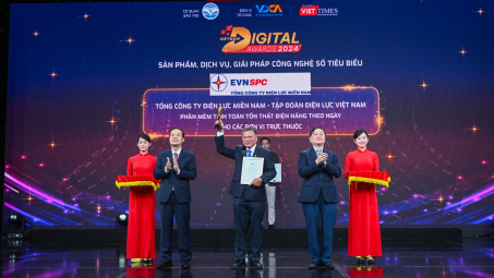 Tổng công ty Điện lực miền Nam đạt Giải thưởng Chuyển đổi số Việt Nam năm 2024