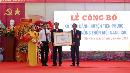 Quảng Nam: Quê hương cụ Huỳnh Thúc Kháng đạt chuẩn nông thôn mới nâng cao