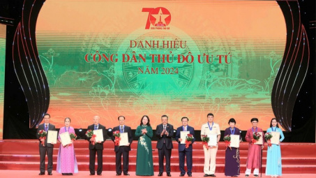 Hà Nội vinh danh 10 Công dân Thủ đô ưu tú năm 2024
