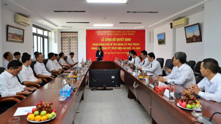 EVNGENCO 2: Công bố các Quyết định về công tác cán bộ tại Thủy điện An Khê – Ka Nak