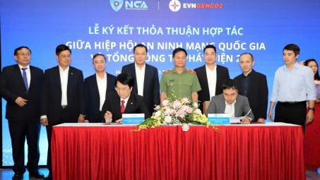EVNGENCO2 ký kết thỏa thuận hợp tác với Hiệp hội An ninh mạng Quốc gia