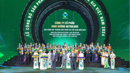 Nutricare khẳng định vị trí tiên phong Thương hiệu quốc gia Dinh dưỡng Y học 8 năm liên tiếp