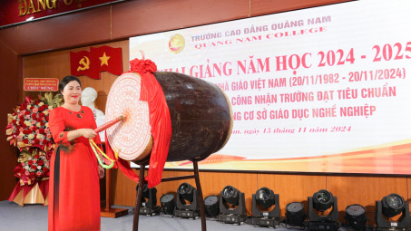 Trường Cao đẳng Quảng Nam khai giảng năm học mới, chào đón hơn 1.700 sinh viên
