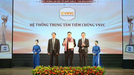 Môi trường làm việc tại VNVC được đánh giá tốt nhất châu Á - Thái Bình Dương 2024