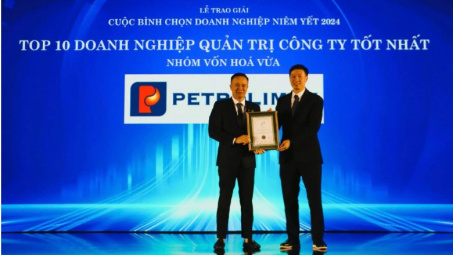 Petrolimex đạt 2 giải thưởng lớn về Báo cáo thường niên và Quản trị công ty năm 2024