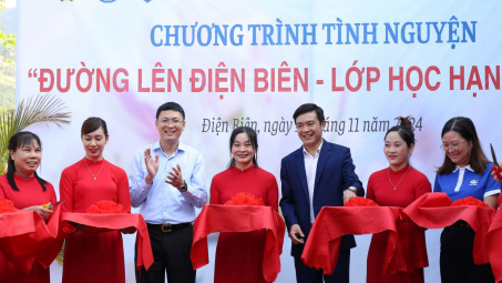 Cục Phòng vệ thương mại khánh thành công trình "Lớp học hạnh phúc" tại Điện Biên