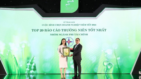 EVNGENCO3 nhận giải thưởng uy tín dành cho doanh nghiệp niêm yết