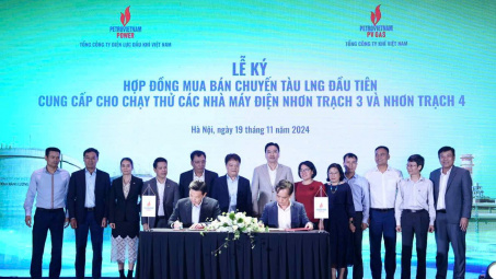 PV Power (POW) mua lô LNG đầu tiên cho chạy thử Nhà máy Nhơn Trạch 3&4