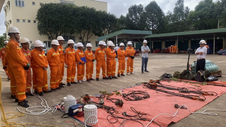 Góp sức cho công trường 500kV mạch 3 giúp công nhân PTC3 nâng cao kỹ năng nghề nghiệp