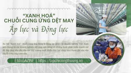 “Xanh hóa” chuỗi cung ứng dệt may: Áp lực và Động lực