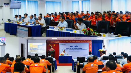 Công ty Nhiệt điện Duyên Hải tổ chức Hội thảo công tác an toàn lao động năm 2024