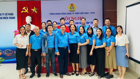 Công đoàn Tổng công ty Thép Việt Nam - CTCP: Hoàn thành 3 lớp tập huấn nghiệp vụ chuyên sâu năm 2024