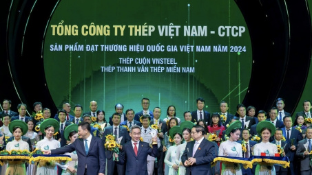 Tổng công ty Thép Việt Nam - CTCP: 3 sản phẩm được vinh danh Thương hiệu Quốc gia năm 2024