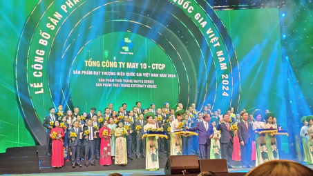 Nỗ lực phát triển theo hướng bền vững nhiều doanh nghiệp Dệt May được tôn vinh là Thương hiệu Quốc gia