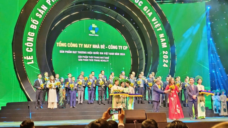 May Nhà Bè tiếp tục được vinh danh tại Giải thưởng Thương hiệu Quốc gia