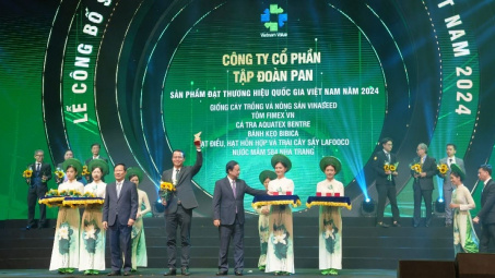 Tập đoàn PAN: 6 nhóm sản phẩm đạt Thương hiệu Quốc gia 3 kỳ liên tiếp