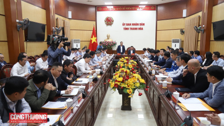 Thứ trưởng Nguyễn Hoàng Long đề nghị tỉnh Thanh Hóa ưu tiên thu hút đầu tư phát triển năng lượng tái tạo