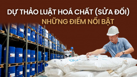 [Infographic] Dự thảo Luật Hóa chất (sửa đổi): Những điểm nổi bật