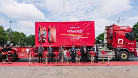 MISS EDE xuất khẩu container cà phê rang xay thành phẩm đầu tiên sang thị trường Hoa Kỳ