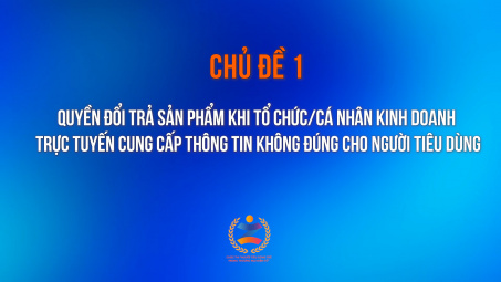 Quyền đổi trả sản phẩm khi tổ chức/cá nhân kinh doanh trực tuyến cung cấp thông tin không đúng cho người tiêu dùng