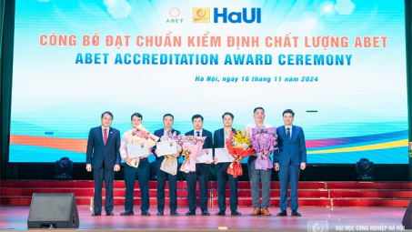 Đại học Công nghiệp Hà Nội: Thêm 5 chương trình đào tạo đạt chuẩn ABET