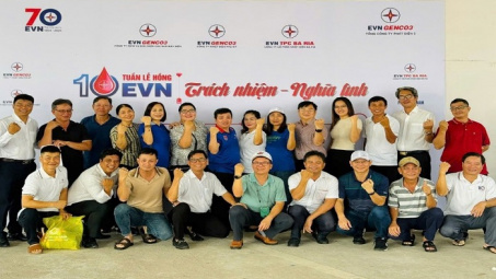 Công ty Nhiệt điện Bà Rịa: Hưởng ứng tuần lễ hồng EVN lần thứ X