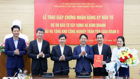 Tổng Công ty Viglacera (VGC) nhận giấy chứng nhận đầu tư KCN quy mô hơn 2.000 tỷ đồng