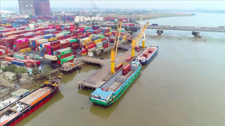 Nâng tổng công suất của các cụm cảng thủy nội địa lên khoảng 513 triệu tấn hàng hóa