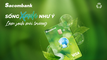 Sacombank ra mắt thẻ Sacombank Visa Platinum O2 hướng đến tiêu dùng xanh