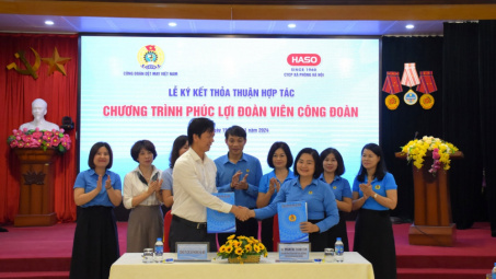 Công ty Cổ phần Xà phòng Hà Nội (Haso): Đẩy mạnh hợp tác phúc lợi đoàn viên