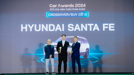 Hyundai Santa Fe và Hyundai Accent được vinh danh tại Car Award 2024 của VnExpress