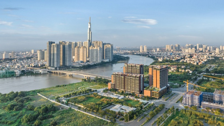 TP.Hồ Chí Minh: Căn hộ khu vực Thủ Thiêm chạm mốc 450 triệu đồng/m2