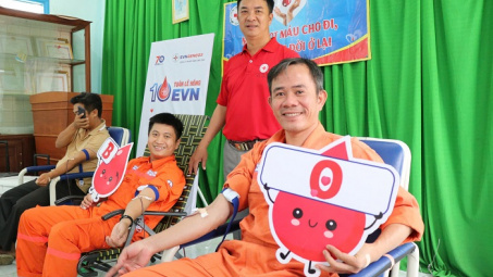 Công ty Nhiệt điện Vĩnh Tân: Hưởng ứng Tuần lễ hồng EVN