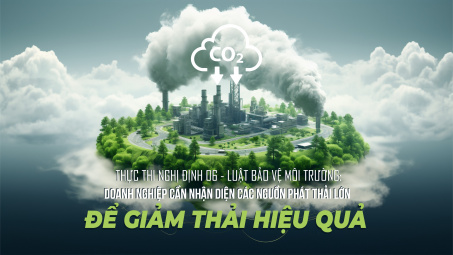 Thực thi Nghị định 06 - Luật Bảo vệ môi trường: Doanh nghiệp cần nhận diện các nguồn phát thải lớn, giảm thải hiệu quả để bảo vệ môi trường