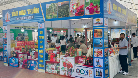 Bình Thuận: Trưng bày các sản phẩm tiêu biểu tại Hội chợ Thương mại, Du lịch Quốc tế Việt - Trung