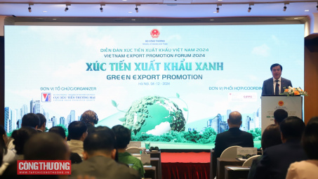 Xúc tiến xuất khẩu xanh hướng tới phát triển bền vững