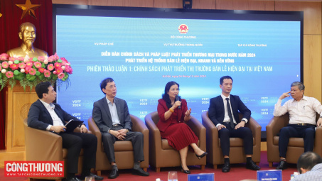 Đẩy mạnh phát triển hệ thống bán lẻ hiện đại nhanh và bền vững