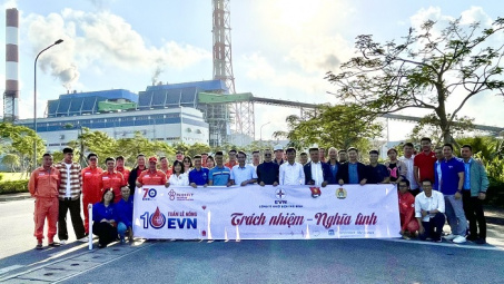 Công ty Nhiệt điện Thái Bình: Hưởng ứng Tuần lễ hồng EVN lần thứ X